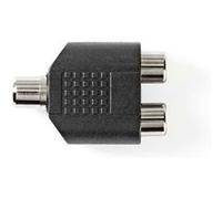 KOMELEC FRANCE Adaptateur Rca Femelle 2 Rca Femelles