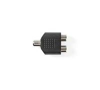 KOMELEC Adaptateur rca femelle - 2 rca femelles