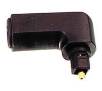 KOMELEC FRANCE Adaptateur toslink mâle femelle coudé 90°