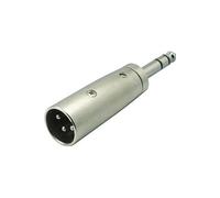 KOMELEC Adaptateur Xlr Mâle Jack 6.35 Stéréo Mâle