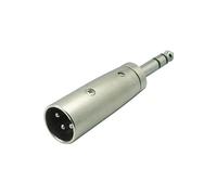 KOMELEC Adaptateur Xlr Mâle Jack 6.35 Stéréo Mâle