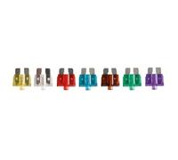 KOMELEC Assortiment de 10 fusibles miniature automobile (7.5 - 30a)