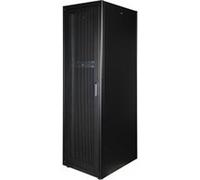 KOMELEC Baie réseau informatique professionnelle BEPF 42U 600 x 1000 Porte nid d'abeille noir (En