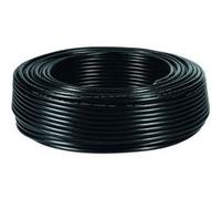 KOMELEC Bobine câble antenne tv extérieure 100m Noir G