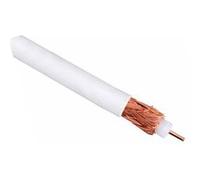 KOMELEC Bobine de câble antenne TV Satellite ou TV 25 m Blanc G