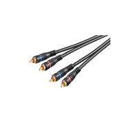 KOMELEC Câble 2 rca mâle mâle 3m
