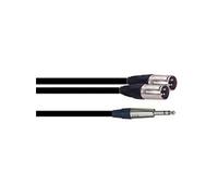 KOMELEC Câble 2 Xlr Mâles Jack 6.35 Mâle 3 M