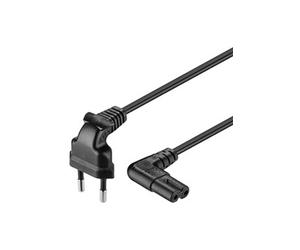 KOMELEC Câble électrique bipolaire coudé 3 m