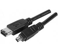 KOMELEC Câble firewire 400 6/4 2m noir
