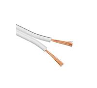 KOMELEC Câble haut-parleur 2x1.50mm_ 100m blanc