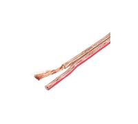 KOMELEC FRANCE Câble haut-parleur 2 x 1.50 mm_ 15 mètres transparent