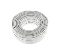KOMELEC FRANCE Câble Hautparleur 2 X 2.50mm² 100m Blanc Blanc
