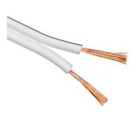 KOMELEC FRANCE Câble Hautparleur 2 X 2.50mm² 100m Blanc Blanc