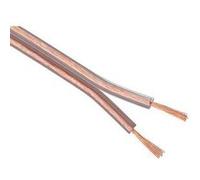 KOMELEC Câble haut-parleur 2 x 2.50 mm_ 50 mètres transparent