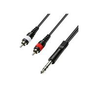 KOMELEC Câble jack 6.35 mâle 2 rca 3 mètres