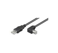 KOMELEC Câble usb 2.0 imprimante noir coudé 5m