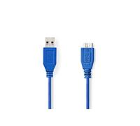 KOMELEC Câble usb 3.0 vers micro usb b - bleu 1m
