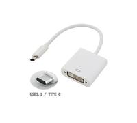 KOMELEC Câble usb 3.1 type c vers dvi femelle