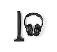 KOMELEC Casque Audio Sans Fil Rf Avec Socle De Recharge Noir