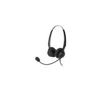 KOMELEC FRANCE Casque Téléphone Filaire Rj9 Antibruit Avec Microphone 2 Écouteurs