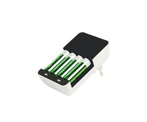 KOMELEC Chargeur de piles rechargeables aa / aaa