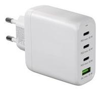 KOMELEC Chargeur secteur 3x usb type c et usb type a 68 watts - blanc Blanc G
