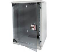 KOMELEC Coffret Mural Informatique 10 Pouces 9u Prof: 300mm Gris