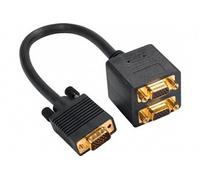 KOMELEC Doubleur Vga Male 2 Vga Femelles Bleu