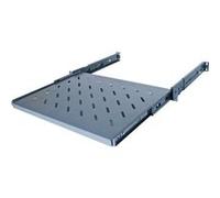 KOMELEC Etagère coulissante baie 1u 19 pouces 350mm noir G
