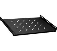 KOMELEC Etagère fixe 1u 19 pouces avec aérations profondeur 350 mm (noir)