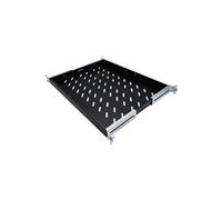 KOMELEC Etagère fixe 1u 4pts de fixation avant et arrière pour baie de 600mm charge max : 50 kg