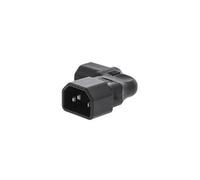 KOMELEC FRANCE Adaptateur électrique c13 - c14 coudé