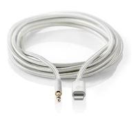 KOMELEC FRANCE Adaptateur lightning- jack 3.5 mâle 1m G
