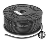 KOMELEC FRANCE Bobine De Câble Xlr Micro 2 X 0.34 Mm 100m Noir