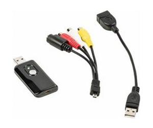 KOMELEC FRANCE Boitier d'acquisition vidéo usb 2.0 (rca + svhs) - compatible windows 8 / 10 / 11 G