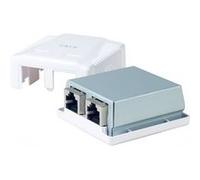 Connecteur Conecticplus KOMELEC FRANCE Boitier Mural Rj45 2 Ports Cat 6 Stp
