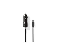 KOMELEC FRANCE Chargeur allume cigare avec câble usb type c - 5v 3a 15 watts noir