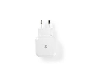 KOMELEC FRANCE Chargeur secteur double usb - 5v 4.8a 24 watts blanc