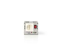 KOMELEC FRANCE Convertisseur d'alimentation 12 volts vers 220 volts 300 watts - allume-cigare et pinces de batterie