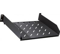 KOMELEC FRANCE Etagère fixe 1u 2pts de fixation avant prof. 250mm charge max : 15 kg noir G