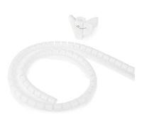 KOMELEC Gaine pour câbles et fils en spirale ø max : 16mm blanche 2m Blanc G