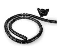 KOMELEC FRANCE Gaine pour câbles et fils en spirale ø max : 32mm noire 2m Noir G