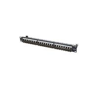 KOMELEC FRANCE Panneau de brassage ethernet rj45 24 ports 19 pouces 1u cat6a blindé