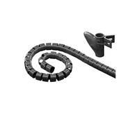 KOMELEC Gaine pour câbles et fils organisateur spirale ø max : 20 mm noire 2m