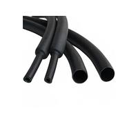 KOMELEC FRANCE Lot De 40 Gaines Thermorétractables Noires Noir