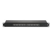KOMELEC Panneau de brassage ethernet rj45 16 ports 19' 1u cat5e blindé G