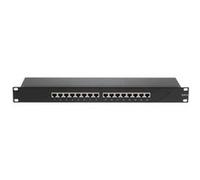 KOMELEC Panneau de brassage ethernet rj45 16 ports 19' 1u cat6 blindé G