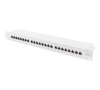 KOMELEC Panneau De Brassage Ethernet Rj45 24 Ports 19' 1u Cat 6a Blindé