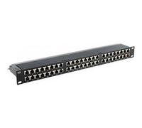 CONECTICPLUS Panneau de Brassage Ethernet RJ45 48 Ports 19' 1U Cat6 blindé