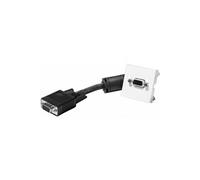 KOMELEC FRANCE Prise Murale Vga Avec Câble 0.20m 45x45